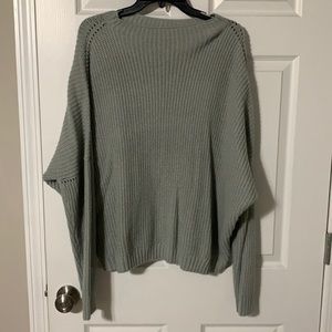 Minty grey sweater